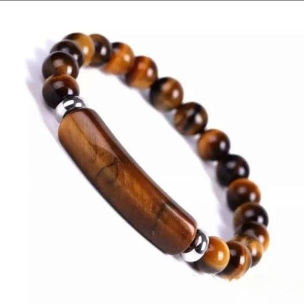 Natural Tiger Eye Strad Protection Bracelet