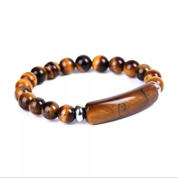 Natural Tiger Eye Strad Protection Bracelet