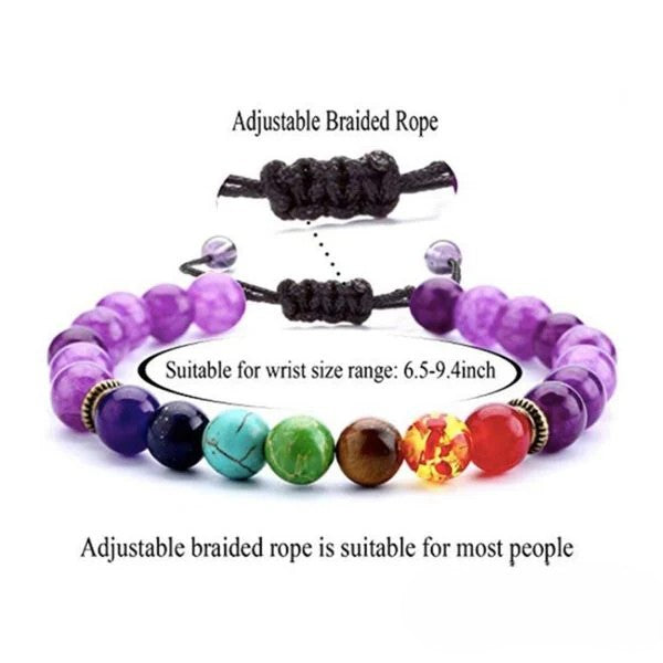 7 Chakra Amethyst Stone For Healing
