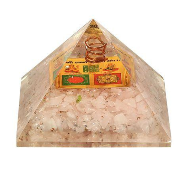 Sri Lakshmi Ganesh Yantra Pyramid For Wisdom & Prosperity