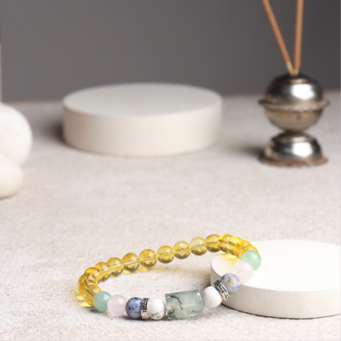 Libra Zodiac ( तुला राशि ) Luck, Power & Success Bracelet