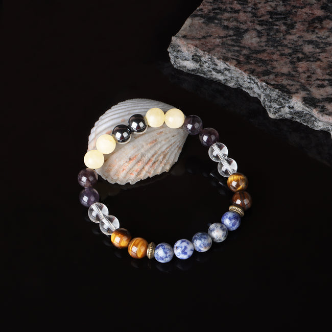 Natural Crystals Stress & Anxiety Relief Bracelet