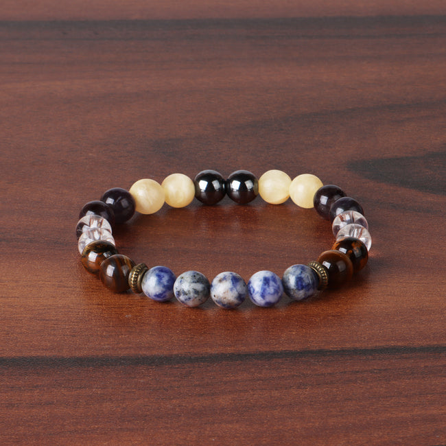 Natural Crystals Stress & Anxiety Relief Bracelet