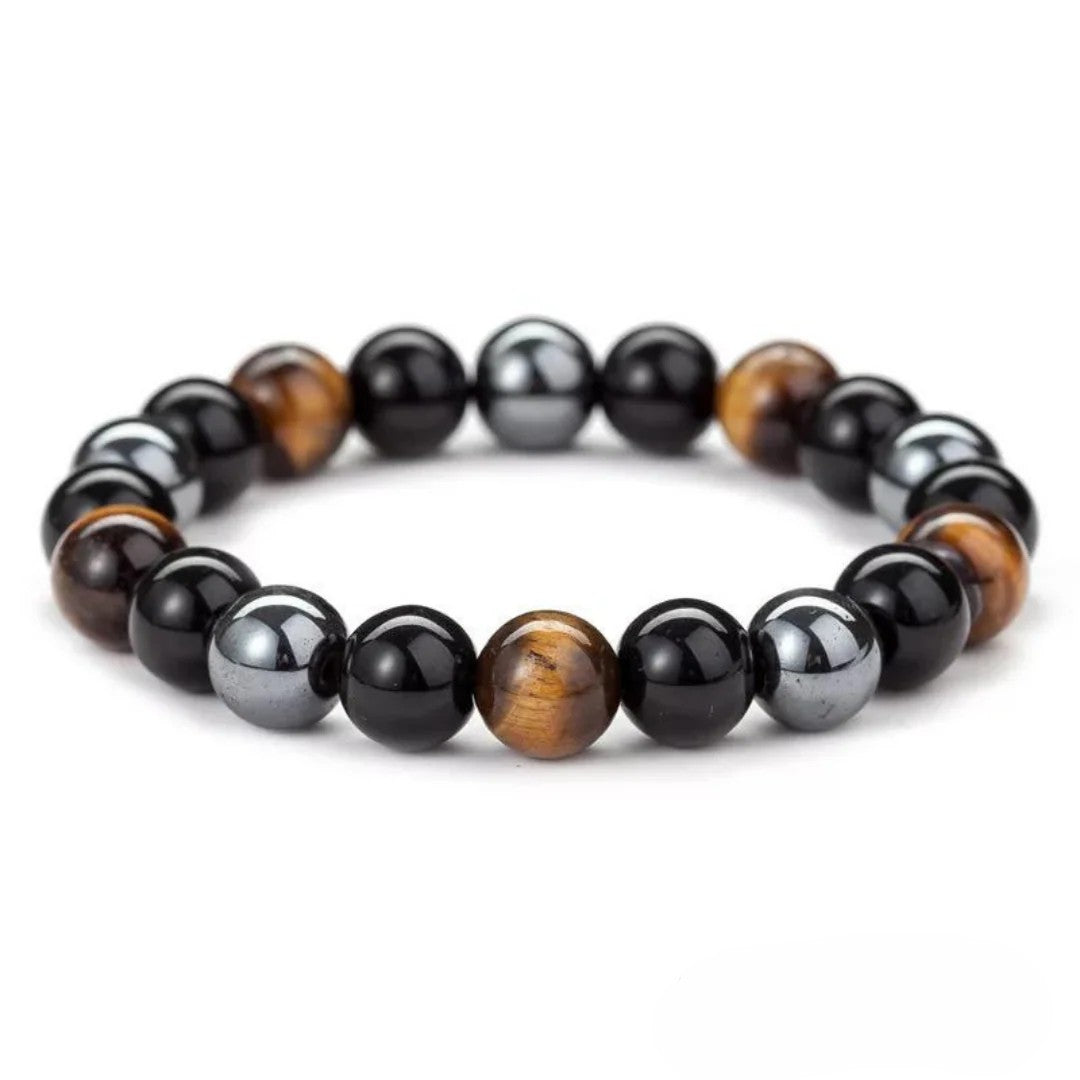 Natural Triple Protection Stone Braсelet