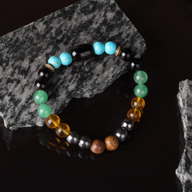 Natural Crystals Wealth Maker Good Luck Bracelet