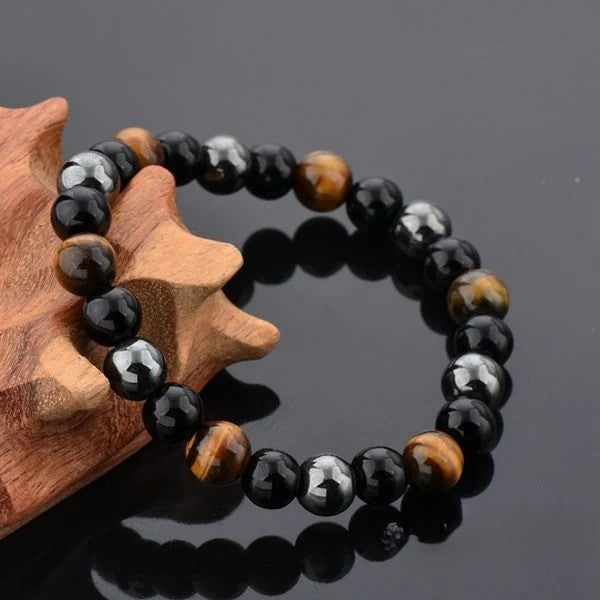 Natural Triple Protection Stone Braсelet