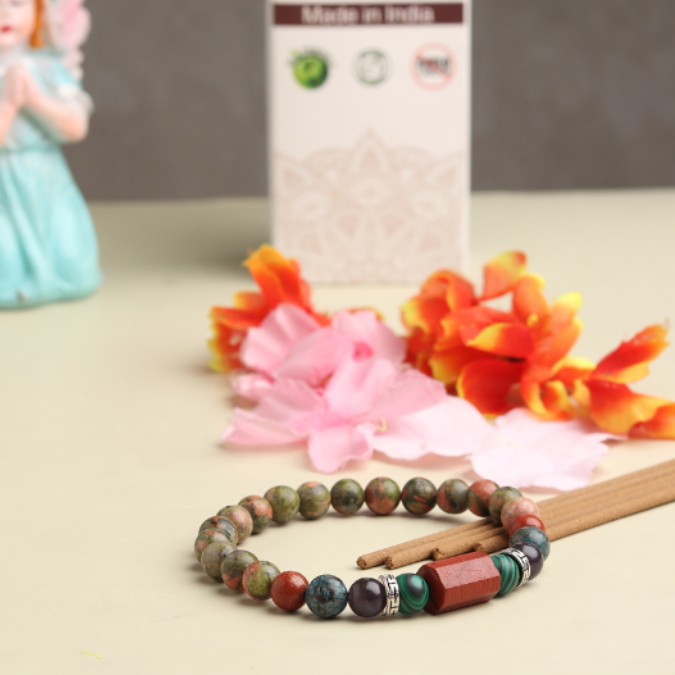 Aries Zodiac ( मेष राशि ) Luck, Power & Success Bracelet