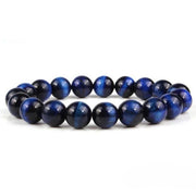 Natural Blue Tiger Eye Stone Bracelet For Good Luck
