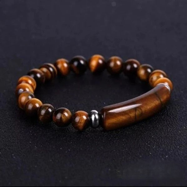 Natural Tiger Eye Strad Protection Bracelet