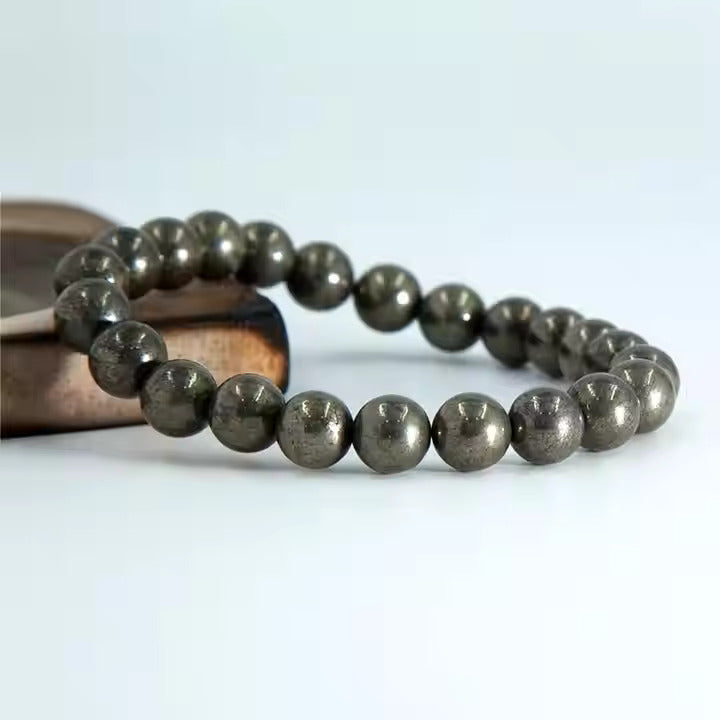 Natural Pyrite Money Magnet Goodluck Charm Bracelet